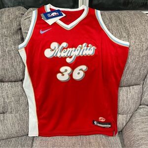 Mens Memphis Grizzlies Marcus Smart # 36 Swingman Red Jersey City Nike NWT XL